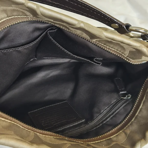 Coach 15250 Carly Signature Shoulder Purse - Picture 7 of 16